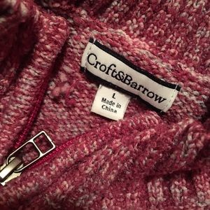 Pink pullover sweater